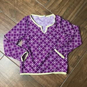 crazy 8 long sleeve rash guard top
